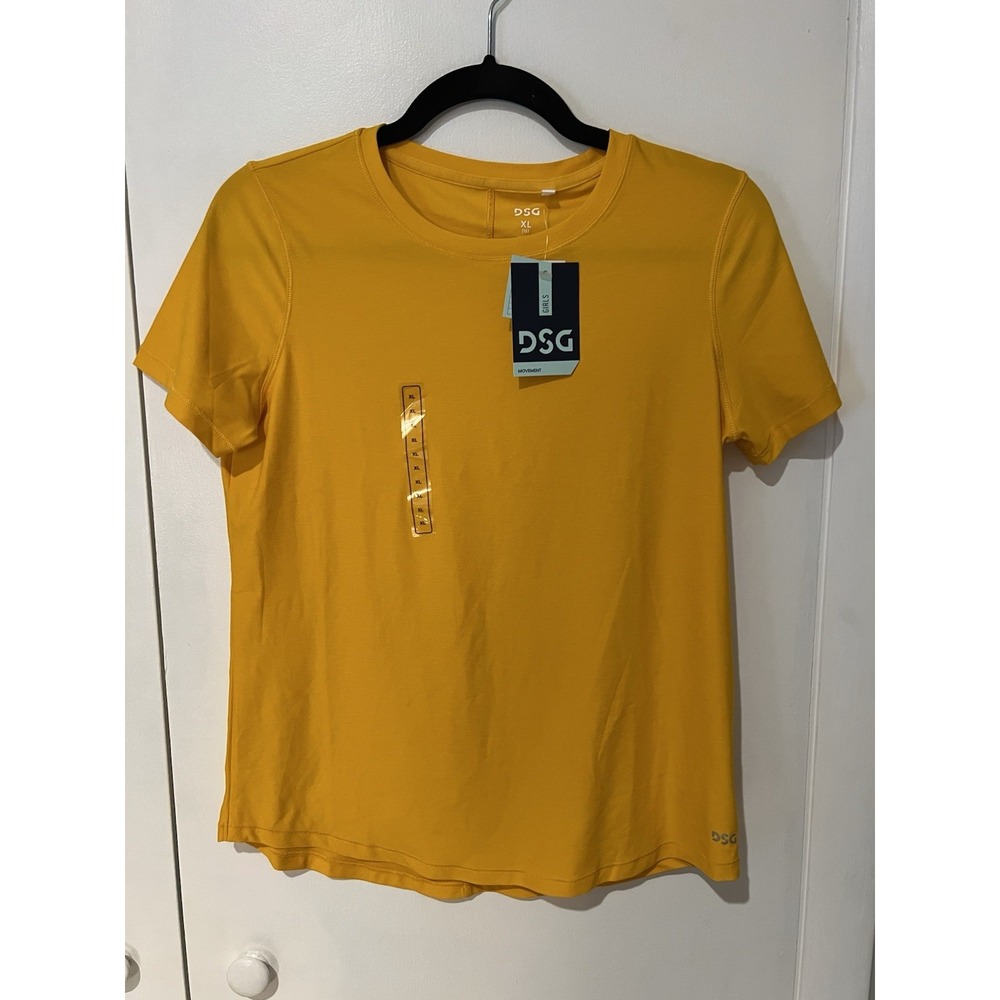 NWT DSG Girls XL (16)‎ Movement Tee University Gold Heather Short Sleeve Shirt
